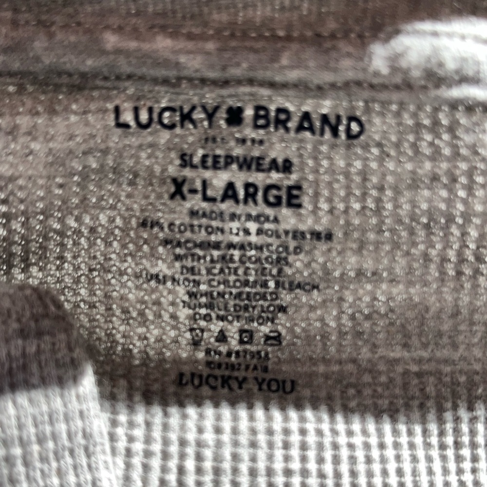 LUCKY Brand gray thermal top - XL - Picture 6 of 7